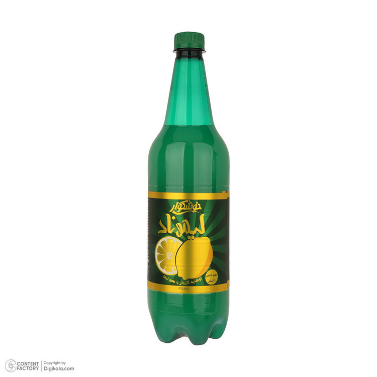نوشابه لیموناد گازدار خوشگوار - 1 لیتر بسته 6 عددی