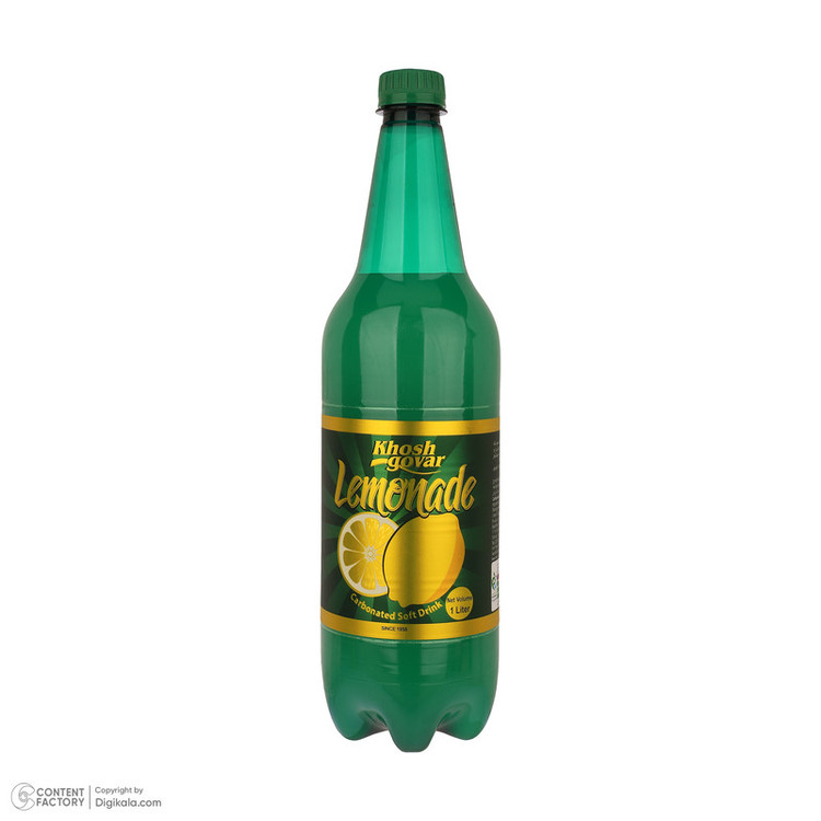 نوشابه لیموناد گازدار خوشگوار - 1 لیتر بسته 6 عددی