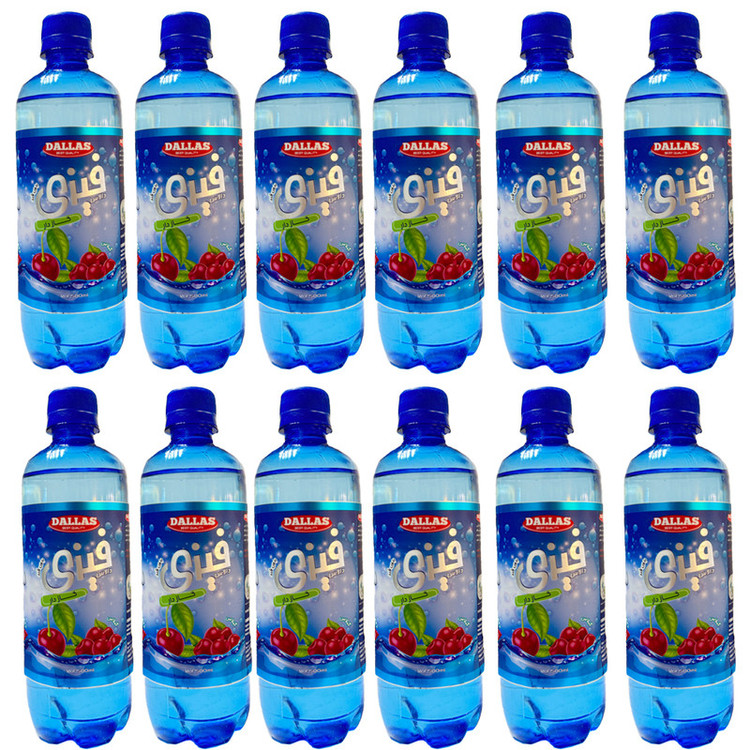 نوشیدنی گازدار گیلاس دالاس - 500 میلی لیتر بسته 12 عددی