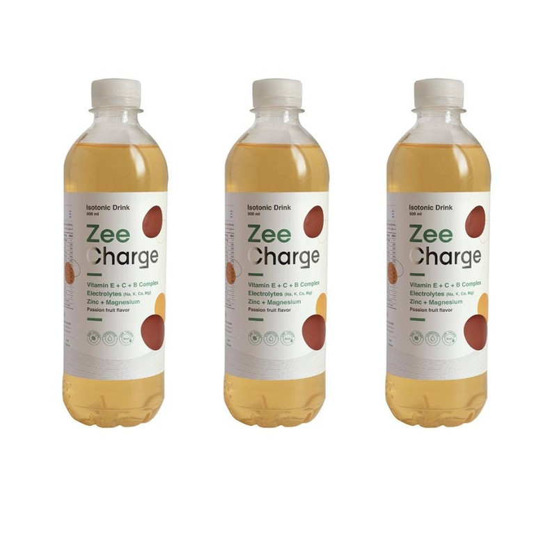 نوشیدنی ورزشی پشن فروت زی شارژ - 500 میلی لیتر بسته 3 عددی