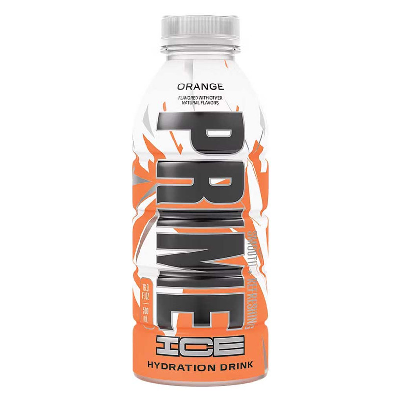 نوشیدنی انرژی زا ICE ORANGE پرایم - 500 میلی لیتر